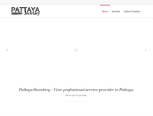 Tablet Screenshot of pattayasecretary.com